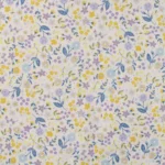 Popelina bawełna organiczna błękitna