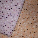 Jersey bawełniany serca żółty