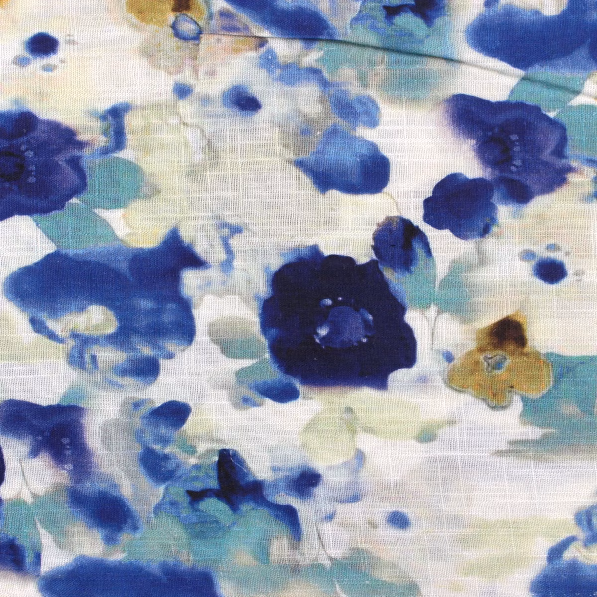 len wiskozowy, len z wiskozą drukowany