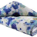 len wiskozowy, len z wiskozą drukowany