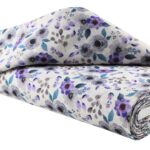 len wiskozowy, len z wiskozą drukowany