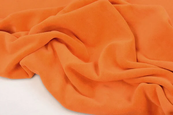 Welur Nicky pomarańczowy - obrazek 3