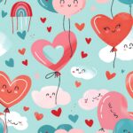 Dresówka pętelkowa serca